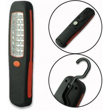 Lampada Calamita con Gancio 30 LED + 7 LED per Auto e Ufficio