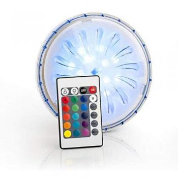 Faretto Magnetico per Piscine Fuori Terra a LED, Colore e Telecomando Gre