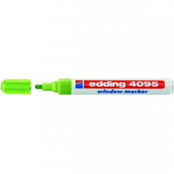 Rotuladores de tiza líquida Edding 4095 Verde Claro (10 Unidades)