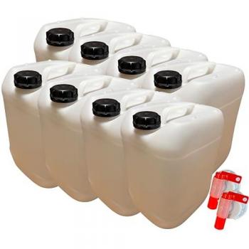 Pack de 8 Bidons 20L Ergonomiques