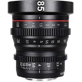 Lente Cine MK-85MM T2.2 di Meike per Micro 4/3