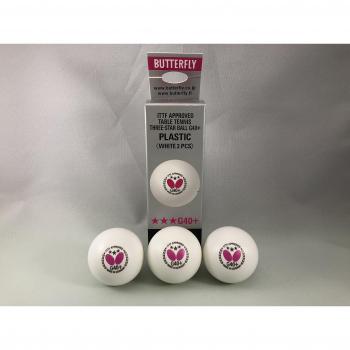 Butterfly R40+ Tischtennisball Set (3 Stück)