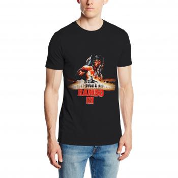 Rambo T-Shirt für Herren Schwarz, X-Large