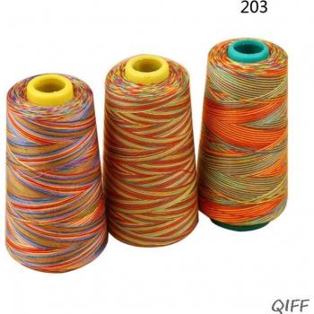 3000 Yards Gradient Rainbow Sewing Thread