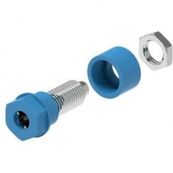 Fiche de Connexion Femelle 4 mm Bleue
