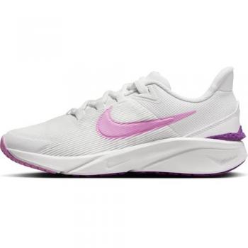 Unisex Star Runner 4 Road – White, Size 5 (Foot Locker)