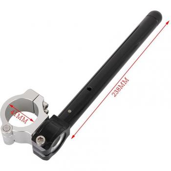 Manillar Ajustable 31–50 mm para Moto Café Racer – Clip‑On On
