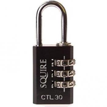 DEFENDER Black Die-Cast Combination Padlock 30mm