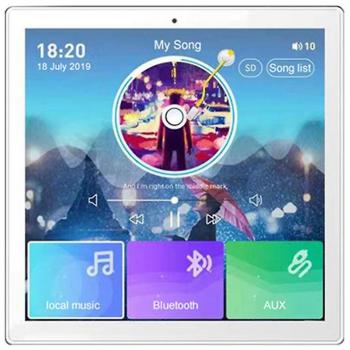 Amplificador Bluetooth de 4 Canales con Pantalla Táctil