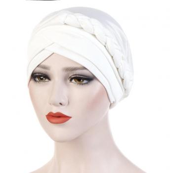 Solid Color Turban Bonnet