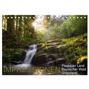 Impressionen Passauer Land Bayrischer Wald Grenzland (Tischkalender 2025 DIN A5 quer) CALVENDO Monatskalender