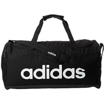 Adidas Essentials Linear Duffle Bag Medium Unisex Black/White