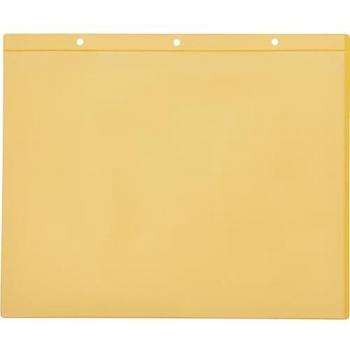 KROG Magnetic Display Pockets, A4, Pack of 50, Yellow