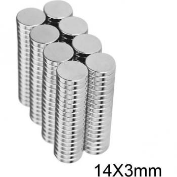 14mm x 3mm Round Rare Earth Magnets