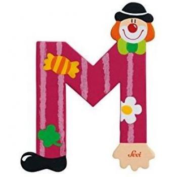 Sevi 1831 Wooden Clown Letter M
