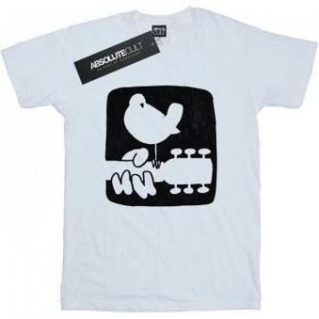 Abbigliamento Donna Woodstock Logo Chitarra in Cotone