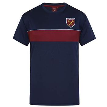 Navy West Ham Men’s Adult Poly Tee – Size S