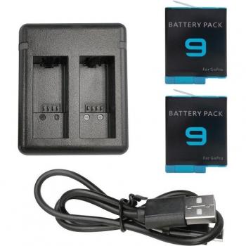 Chargeur de batterie double pour GoPro Hero 9/10