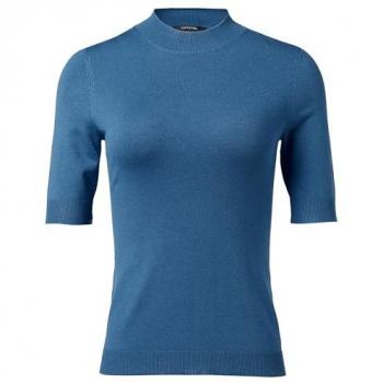Comma Strickpullover mit 1/2-Arm und Stehkragen, Größe 38
