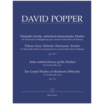 Méthodes et pédagogie BARENREITER FÜNFZEHN MELODICH-HARMONISCHE ETÜDEN
