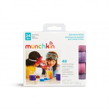 Munchkin Color Buddies Colorful Fizzy Bath Tablets for Toddlers 24 m+ 40 pc