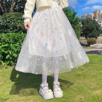 Faldita Lolita con Detalles de Diente de León