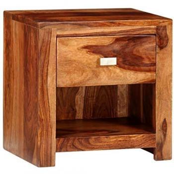 VidaXL Notte Comodino in Legno di Sheesham con Cassetto