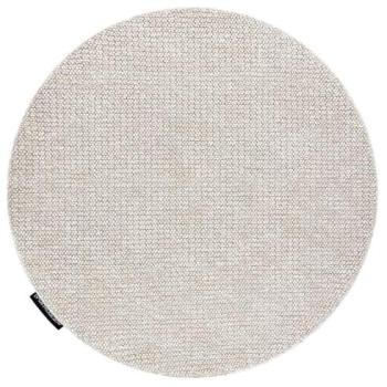 Tapis circulaire doux beige 100 cm – Casablanca