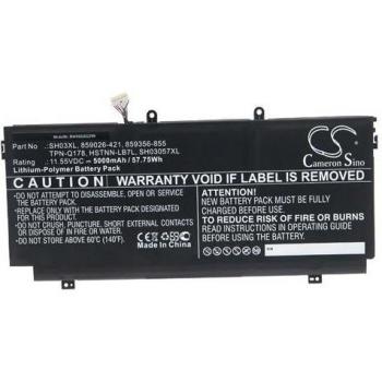 Batterie lithium-polymère vhbw pour HP SH03XL, TPN-Q178 (5000mAh, 11.55V)