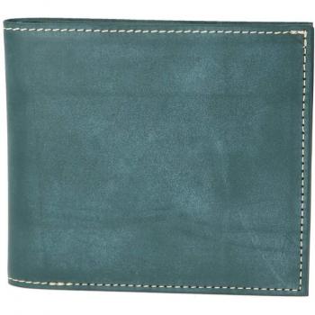 Fruh Men’s Bifold Bridle Wallet – Deep Green Leather