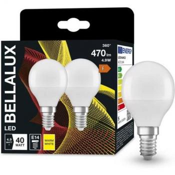 Bombilla LED E14 5W 470lm 2700K BELLALUX BELLA (2 unidades)