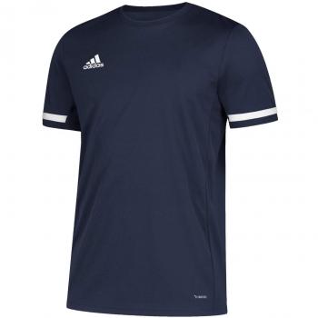Adidas Jungen T19 SS Jsyyb T-Shirt, blau (Team Navy Blue/White), XS (7-8 Jahre)