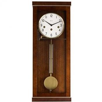 Hermle 70989-030341 Wanduhr Nussbaum 4/4 Westminster