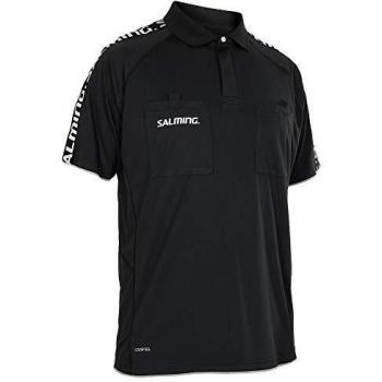 Arbitre Polo Salming – Noir, Taille Large, Col Polo
