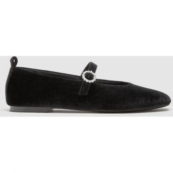 Stradivarius Velvet ballet flats BLACK 5