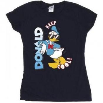 Maglietta Pato Donald in cotone blu navy