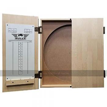 Bulls Darts Premium Wooden Dartboard Cabinet