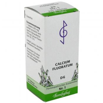 Biochemie Calcium fluoratum D 6 Tabletten, 200 Stück