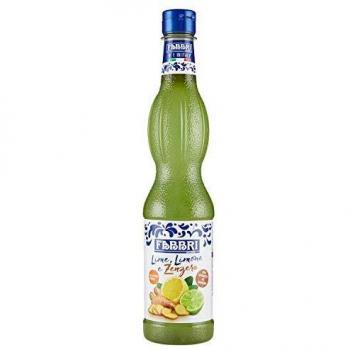 Fabbri Sciroppo di Lime e Limone con Zenzero, 560 ml
