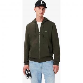 Lacoste Men’s Green Zip-Through Hoodie XL
