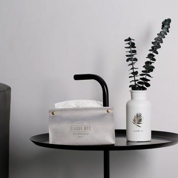 Distributeur de serviettes en cuir souple