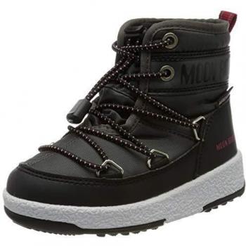 Moon Boot Men's Junior Mid Waterproof Snow Boots, Grey