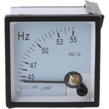 Analog Hertz Meter 100V 220V 380V Frequency Tester 45-55Hz
