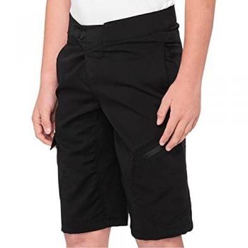 100 Percent Ridecamp Pantaloni Corti MTB Bambino Nero