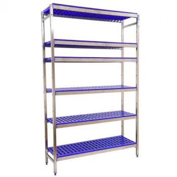 Étagère Simoninox Acier Inoxydable 6 Niveaux 160x86x40 cm