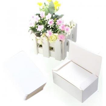 100pcs Blank Kraft Postcards for Wedding and Party Invitations SMD66