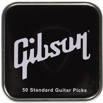 Gibson Plektrum Standard Thin Pick Tin 50 Standard Picks