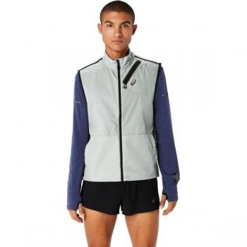 Chaleco ASICS Metarun para correr gris negro