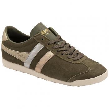 Trident Mirror Shoes Gola Femmes Khaki/Argent