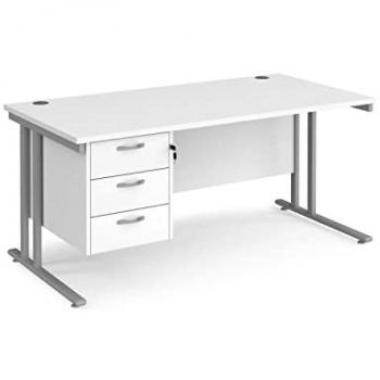 Dams Maestro 25 Office Desk with Pedestal Storage